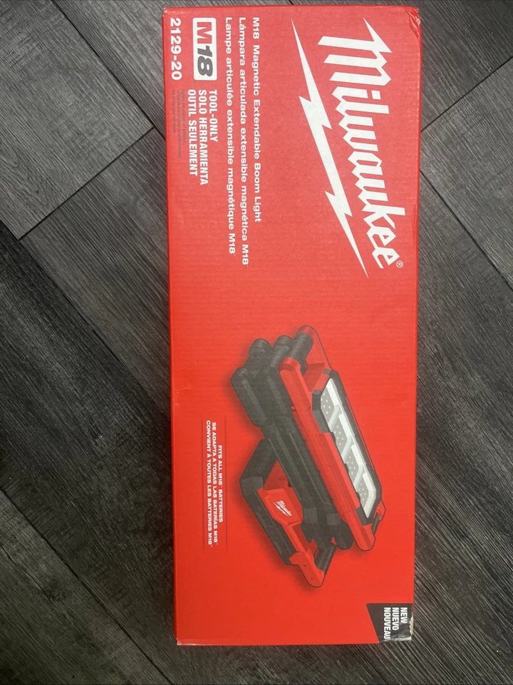 Milwaukee Tool 2129-20 Cordless Work Light, 4.5 Hr, 18 V, 2, 500 Lm - Image 1 of 1