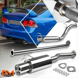 For 06-11 Honda Civic EX/LX/DX FG1 1.8 4" Tip Muffler S.S Racing Catback Exhaust - Picture 1 of 5
