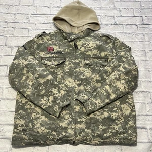 Nascar National Guard Dale Earnhardt Jr Jacke XL Weste Hoodie Camouflage - Bild 1 von 20