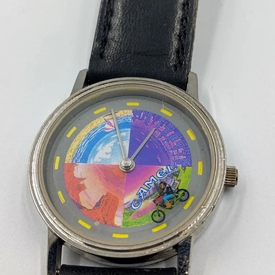 Reloj Pulsera Motociclista Camel Joe Vintage Tono Plateado Camel Journey No Probado/Piezas Foto 1 de 4