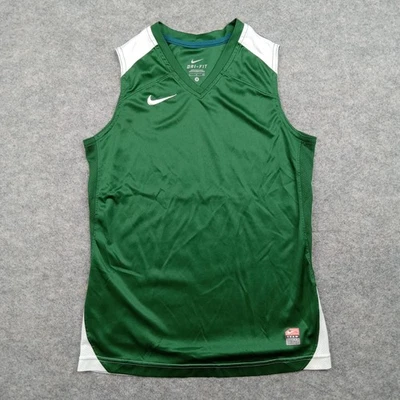 Camiseta sin mangas Nike para hombre pequeña verde Dri-FIT camiseta de baloncesto sin mangas gimnasio Foto 1 de 4