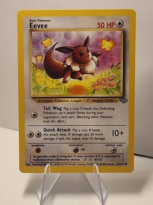 Eevee 51/64 Jungle Regular Pokémon TCG LP Vintage  - Image 1 of 2
