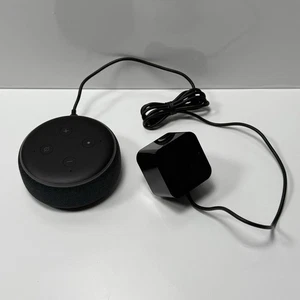 Altavoz Alexa Inteligente Amazon Echo Dot 3ª Generación Carbón (C78MP8) + Cable de Alimentación - Imagen 1 de 10