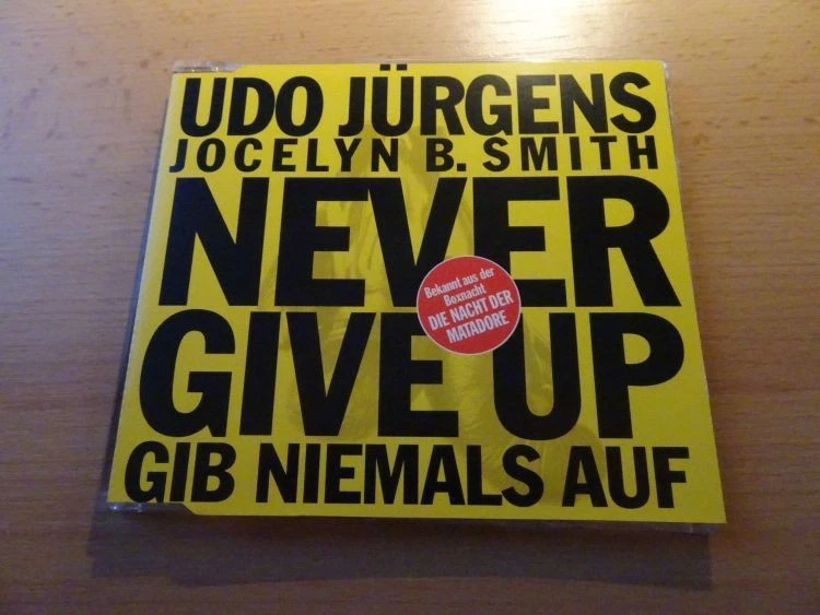 Single CD Udo Jürgens & Jocelyn B. Smith - Never give up Gib niemals auf - 1996 - Bild 1 von 1