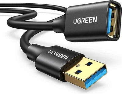 UGREEN USB Extender, USB 3.0 Male to Female Extension Cable USB Cable High Speed - Image 1 of 4