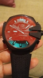Diesel DZ 4548 Men's Black Watch 10 BAR Analog & Digital Stainless Steel - Picture 1 of 10