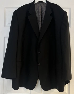 Jack Victor Rochester Men’s Black 100% Wool Blazer 54PR Union Made in Canada - Image 1 of 4