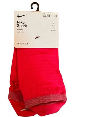 Calcetines para mujer Nike Pink Spark Running No Show talla única 6-7,5 Foto 1 de 2