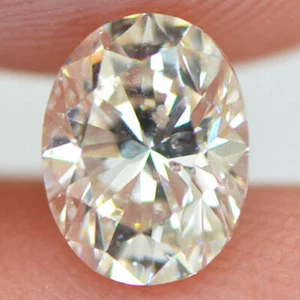 Oval Cut Diamond Natural Loose H Color SI2 Enhanced 0.95 Carat IGI Certified - Picture 1 of 11