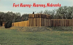 Postkarte NE: Fort Kearny, Kearney, Nebraska, 1950er, unverpostet - Bild 1 von 2