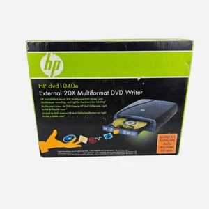 HP External 20X Multiformat DVD Writer dvd1040e Double Layer/Lightscribe-R DL/RW - Picture 1 of 7