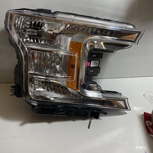 2018 2019 2020 FORD F150 F-150 RIGHT PASSENGER HALOGENN HEADLIGHT OEM NEW OUT BO - Picture 1 of 11