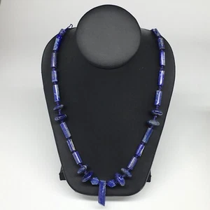 52.1g, 8mm-30mm Natural Lapis Lazuli Bead Mixed Shaped Strand, 27 Beads,LPB148 - Picture 1 of 9