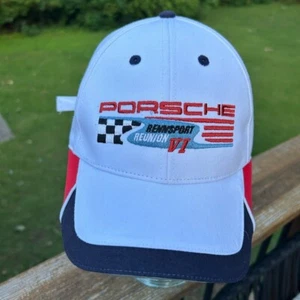 Porsche RENNSPORT REUNION VI & PCNA OFFICIAL EVENT BASEBALL HAT - Picture 1 of 9
