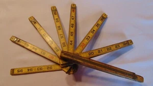 VINTAGE LUFKIN? 96 EXTENSION RULE/RULER WELL USED!! - Picture 1 of 7