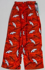 DENVER BRONCOS NFL TEAM APPAREL YOUTH PAJAMAS LOUNGE PANTS S M L XL  NWT ORANGE - Picture 1 of 1