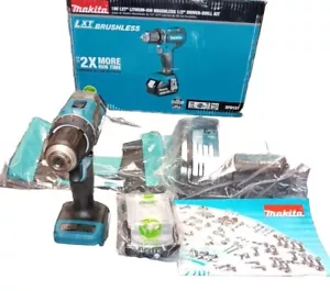 Makita18V LXT Lithium-Ion Brushless Cordless 1/2 in. Driver-Drill Kit, 3.0Ah - Picture 1 of 2