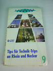 Karte für Technik Touren Techn. Denkmäler Rhein und Neckar ISBN 3884956094 W1510