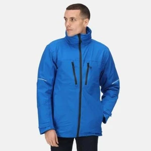 Regatta Uomo X-Pro Evader III 3 in 1 Blu Impermeabile Giacca Isolata #TRA156 - Foto 1 di 3