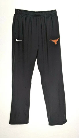 Nike Dri-Fit Texas Longhorns Pants Size S Womens Athletic Warm Up Charcoal Gray Cover