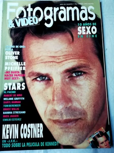 Fotogramas&video-febrero 1992-N° 1782-KEVIN Costner-Oliver Stone-Michelle - Foto 1 di 8