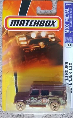 97 Land Rover Defender 110 Matchbox #65 - Image 1 of 3