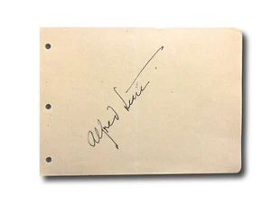 Alfred Lunt Hand Signed Album Page Cut JSA COA Autograph The Guardsman Actor - Picture 1 of 3