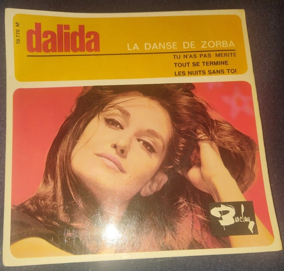 VINYL EP 7" 45 DALIDA   ---LA DANSE DE ZORBA BARCLAY  - Image 1 of 4