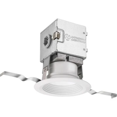 Lote de 6 Lithonia Iluminación OneUp 3" Blanco Integrado LED Empotrado Kit Canless  Foto 1 de 4