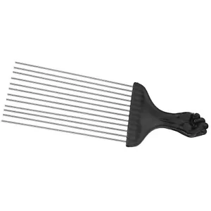 Metal Hair Pick Detangle Salon Barber Shop Pick Comb Hair Styling Tool HOT - Picture 1 of 22
