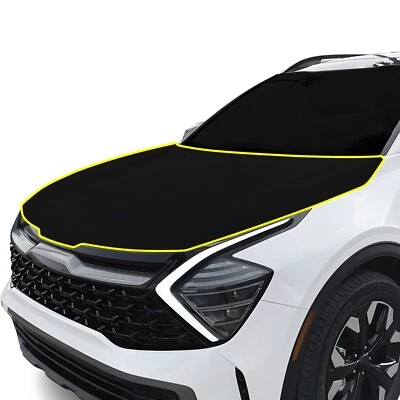 Pre Cut for KIA Sportage 2023+ Hood Gloss Black Paint Protection Film Kit - Image 1 of 4