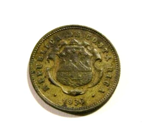 Moneda de 10 céntimos Costa Rica 1936 - Imagen 1 de 5