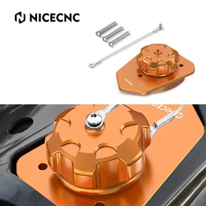 NICECNC Billet High Fuel Filler Neck & Cap For KTM 690 Enduro /SMC /R 2019-2023 - Picture 1 of 9