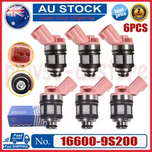 6 Fuel Injectors For Nissan Pathfinder R50 Navara D21 D22 VG30E 3.0L VG33E 3.3L - Picture 1 of 12