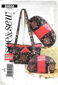 Patrón de tres bolsas Butterick 4644 fuera de stock - Imagen 1 de 2