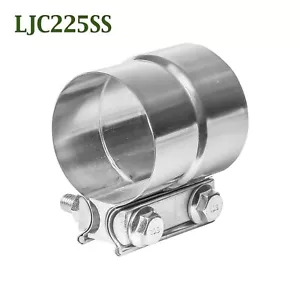 2 PACK 2 1/4" 2.25" Lap Joint Seal Exhaust Clamp Bear River Quality Stainless - Picture 1 of 2