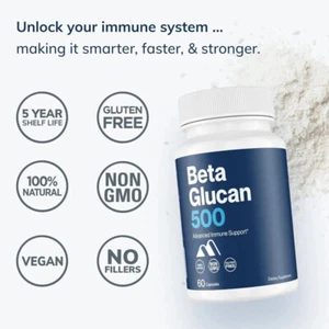 60 Kapseln Glucan 500mg - mit hochreinem Β - Bild 1 von 7