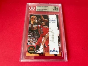 Kevin Duckworth NBA 1993-94 Skybox Premium Card Signed Auto Beckett BAS - Picture 1 of 2