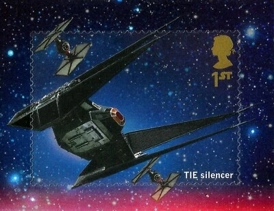 STAR WARS, TIE SILENCER, YEAR 2019, SELFADHESIVE STAMP, MNH - Image 1 of 2