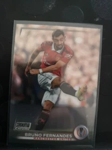 Bruno Fernandes Manchester United Topps Stadium Chrome Champions League 2023 #81 - Picture 1 of 3