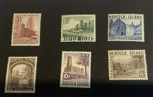 Norfolk Island stamps 1953 Set of 6 Commemoratives SG13/8 MNH U/M C/V £32 2023 - Picture 1 of 2