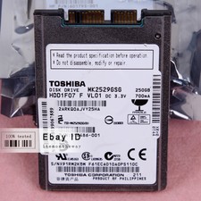 TOSHIBA 250 GB 1.8" 5400 RPM micro-SATA 8 MB Hard Disk Drive MK2529GSG HDD