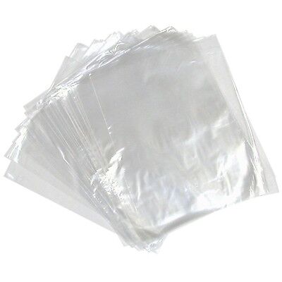 100 CLEAR PLASTIC POLYTHENE BAGS 10x15  120 GAUGE • 4.75£