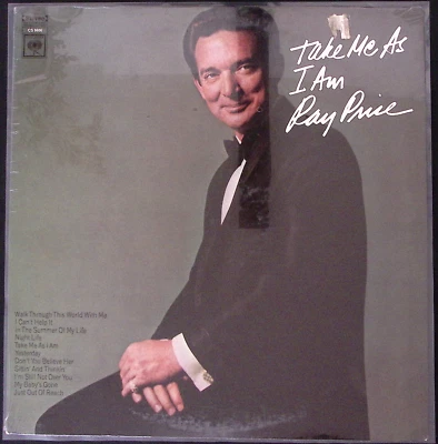 RAY PRICE TAKE ME AS I AM  COLUMBIA RECORDS STILL SEALED!!   VINYL LP 125-66W - Image 1 of 2