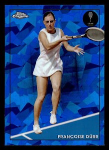 2021 Topps Chrome Tennis Sapphire Francoise Durr #21