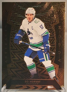 Bo Horvat 2021-22 Upper Deck Artifacts Bounty Aurum #A-27 Vancouver Canucks - Picture 1 of 2