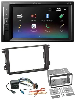 Pioneer DAB MP3 2DIN Bluetooth USB Autoradio für VW Amarok ab 10 Beetle ab 11 EO - Bild 1 von 4