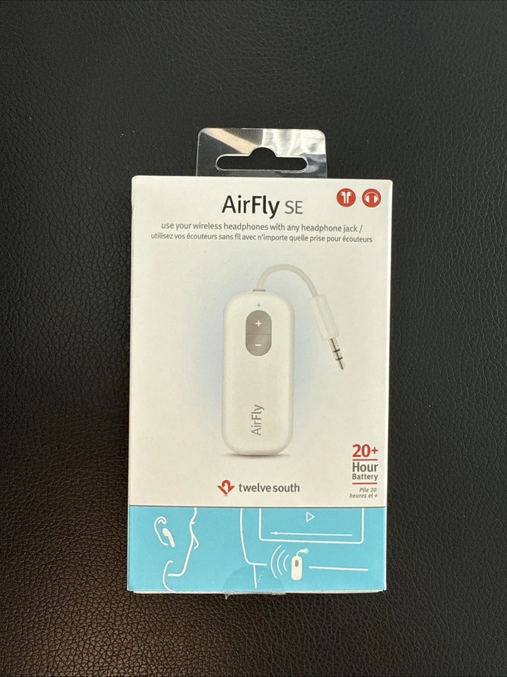 NEW - Twelve South AirFly SE Bluetooth Wireless Audio Transmitter Receiver - Image 1 of 2