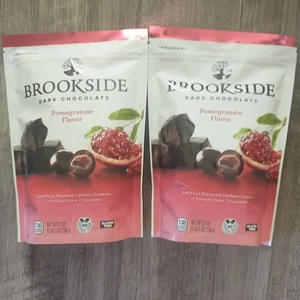 2er Pack Brookside Dunkle Schokolade Granatapfel aromatisierte Schokolade 21 Unzen x 2 Nr. 2026 - Bild 1 von 8