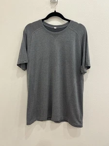 Camisa Lululemon Metal Vent Para Hombres L Gris Manga Corta Vivir en Práctica Gimnasio Entrenamiento - Imagen 1 de 5